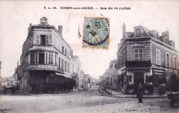 58 - Nievre - COSNE COURS Sur LOIRE  - Rue Du 14 Juillet - Cosne Cours Sur Loire