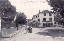 64 - SAINT PEE  Sur NIVELLE - Place De L'église - Autres & Non Classés