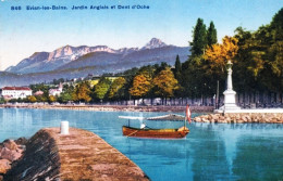 74 - EVIAN Les BAINS - Jardin Anglais Et La Dent D'Oche - Evian-les-Bains