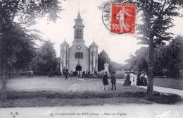 18 - Cher - SAINT GERMAIN Du PUY - Place De L'église - Sortie De Cérémonie - Altri & Non Classificati