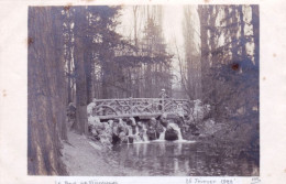 75 - PARIS 12 - Bois De Vincennes - 26 Fevrier 1922 - Carte Photo  - Distrito: 12