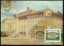 Mk Austria Maximum Card 1988 MiNr 1937 | 75th Anniv Of Vienna Concert Hall #max-0118 - Cartes-Maximum (CM)