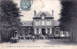 60 - Oise -  SAINT JUST Des MARAIS ( Beauvais )  - La Mairie Et L'école - Andere & Zonder Classificatie