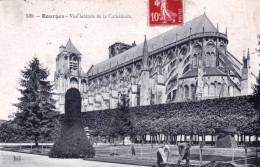 18 - Cher - BOURGES - Vue Laterale De La Cathedrale - Bourges