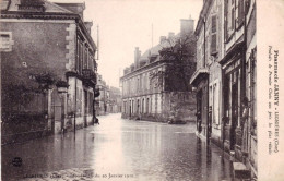 18 - Cher - LIGNIERES -   Inondation Du 20 Janvier 1910. Pharmacie Janny - Autres & Non Classés