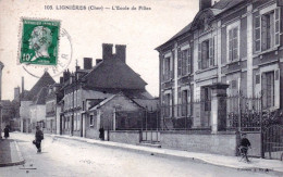 18 - Cher - LIGNIERES -  L'école De Filles - Other & Unclassified