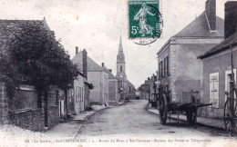 72 - Sarthe - SAINT SYMPHORIEN -  Route Du Mans A Ste Suzanne - Bureau Des Postes Et Telegraphes - Rare - Autres & Non Classés