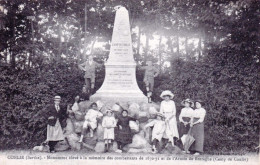 72 - Sarthe - CONLIE  - MONUMENT à La MEMOIRE Des COMBATTANTS De 1870-1871 Et De L'ARMEE De BRETAGNE  - Conlie