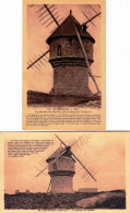 44 - GUERANDE - Le Moulin Du Diable - LOT 2 CARTES - Guérande