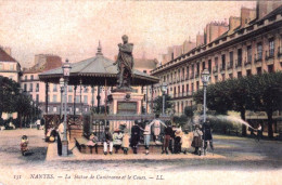 44 - NANTES - La Statue De Cambronne Et Le Cours - Nantes