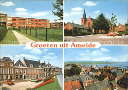 72378389 Ameide Wohnblock Kirche Strassenpartie Teilansicht  - Andere & Zonder Classificatie