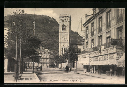 CPA Luchon, Place De L`Eglise  - Luchon