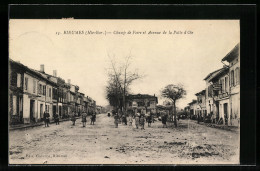 CPA Rieumes, Champ De Foire Et Avenue De La Patte D`Oie  - Other & Unclassified