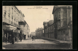 CPA St-Gaudens, Rue De La Sous Prefecture, Le College  - Saint Gaudens