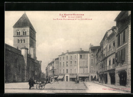 CPA St-Gaudens, La Plage Nationale Et La Collegiale  - Saint Gaudens