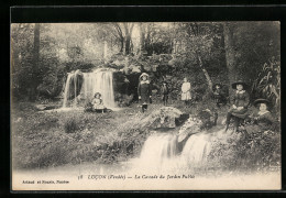 CPA Lucon, La Cascade Du Jardin Public  - Lucon