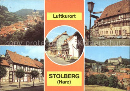 72378328 Stolberg Harz Teilansicht Rathaus Rittergasse FDGB Erholungsheim Comeni - Stolberg (Harz)