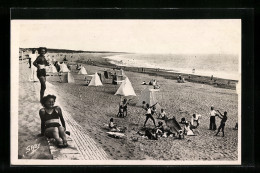 CPA La Faute-sur-Mer, Vue Generale De La Plage  - Other & Unclassified