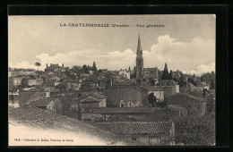 CPA La Chataigneraie, Vue Generale, L`Eglise  - La Chataigneraie