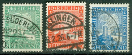 Allemagne   Yvert  365/367  Ou  Michel  372/374  Ob  TB   - Usados