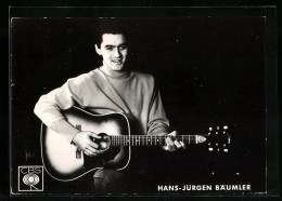 AK Musiker Hans-Jürgen Bäumler Mit Gitarre  - Musique Et Musiciens