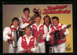 AK Musiker-Gruppe Bamberger Zwiebeltreter Mit Ihren Instrumenten  - Music And Musicians