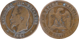 FRANCE - 1861 A Et 1864 BB - 2 X 10 Centimes Napoléon III - 20-122 - 10 Centimes