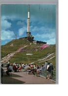 Le Sommet Du Puy De Dôme 63 - La Terrasse De L'Hôtel LE DOME Et La Tour De Télévision 1980 - Andere & Zonder Classificatie