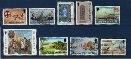 Calf Of Man, Isle De Man, O, Yv Entre 35 Et 225, Mi Entre 44 Et 226, Lot 1 + 2, - Man (Ile De)