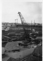 Photographie Vintage Photo Snapshot Brest Grue  - Lieux