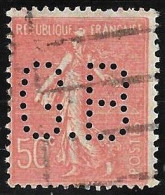 1 04	24 2	02	N°	199	Perforé	-	GB 21	-	GIGNOUX FRERES ET BARBEZAT - Gebruikt