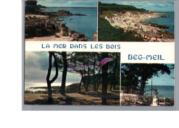 BEG MEIL 29 - La Mer Dans Les Bois Au Port Et Sur Les Dunes Plage - Beg Meil