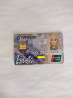 China, Barbie, (1pcs) - Tarjetas De Crédito (caducidad Min 10 Años)