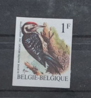 Timbre Non Dentelé Oiseaux De Buzin Pic Epeichette - 1985-.. Vogels (Buzin)