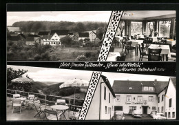 AK Ohlenhard /Eifel, Hotel-Pension Fassbender Haus Waldblick In Vier Ansichten  - Autres & Non Classés