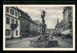 AK Offenburg, Hauptstrasse Mit Geschäften  - Offenburg