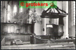 BROUWERSHAVEN Ned. Herv. Kerk Interieur 1965 - Autres & Non Classés