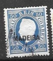 Madeira Used 1879 60 Euros Perf 13,5 - Madère