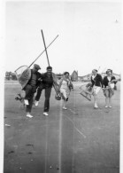 Photographie Vintage Photo Snapshot épuisette Pêche Fishing  - Andere & Zonder Classificatie