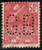 1 04	24 2	05	N°	272	Perforé	-	GB 21	-	GIGNOUX FRERES ET BARBEZAT - Used Stamps