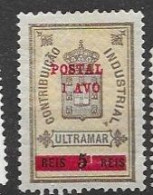 Portugal Macau Mint * 1911 (light Corner Crease) - Unused Stamps