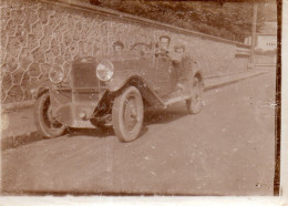 Photographie Vintage Photo Snapshot Automobile Voiture Car Auto Cabriolet Marly - Automobiles