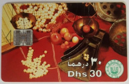 UAE Dhs. 30 Chip Card - Pearl Industry  ( C/N 9745 ) - Ver. Arab. Emirate