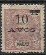 Portugal Macau VFU 17 Euros 1905 - Nuovi