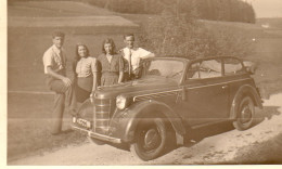 Photographie Vintage Photo Snapshot Automobile Voiture Car Auto Cabriolet - Auto's