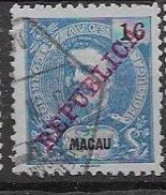 Portugal Macau VFU 5.5 Euros 1911 - Ungebraucht