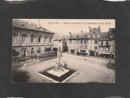 129280           Francia,    Espalion,   Palais  De  Justice   Et  Le  Monument  Aux  Morts,   NV - Espalion
