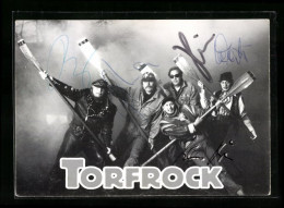 AK Musiker-Gruppe Torfrock Mit Autogrammen  - Musique Et Musiciens