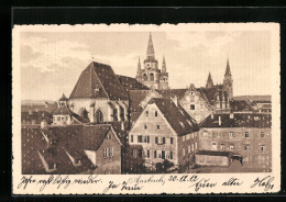 AK Ansbach, Ortspartie Mit Kirche  - Ansbach