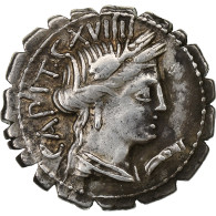 Maria, Denier Serratus, 81 BC, Rome, Argent, TTB+, Crawford:378/1c - République (-280 à -27)